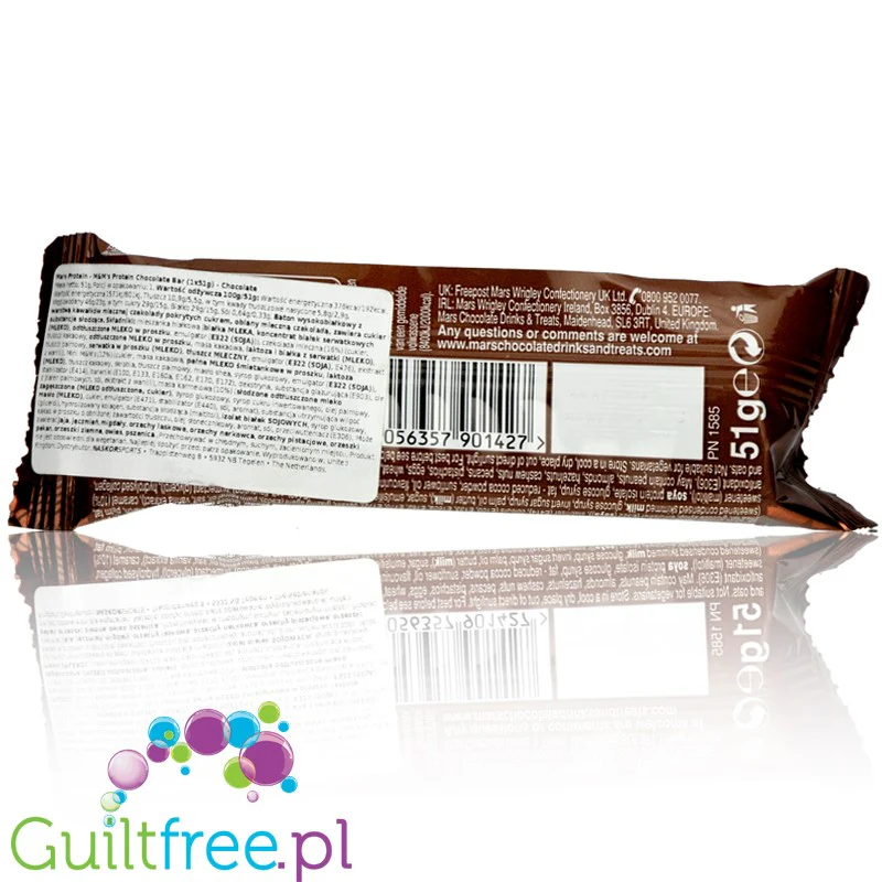 M&M's Protein Bar Chocolate - baton proteinowy z M&Msami 15g białka - Image 3