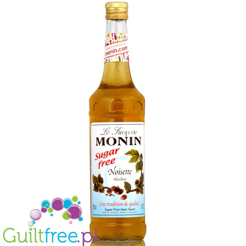 Monin Hazelnut 0,7L UE - syrop bezcukrowy o smaku orzechowym