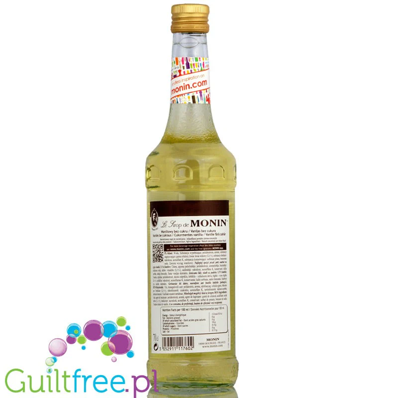 Monin Vanilla syrop bezcukrowy o smaku waniliowym - Image 2