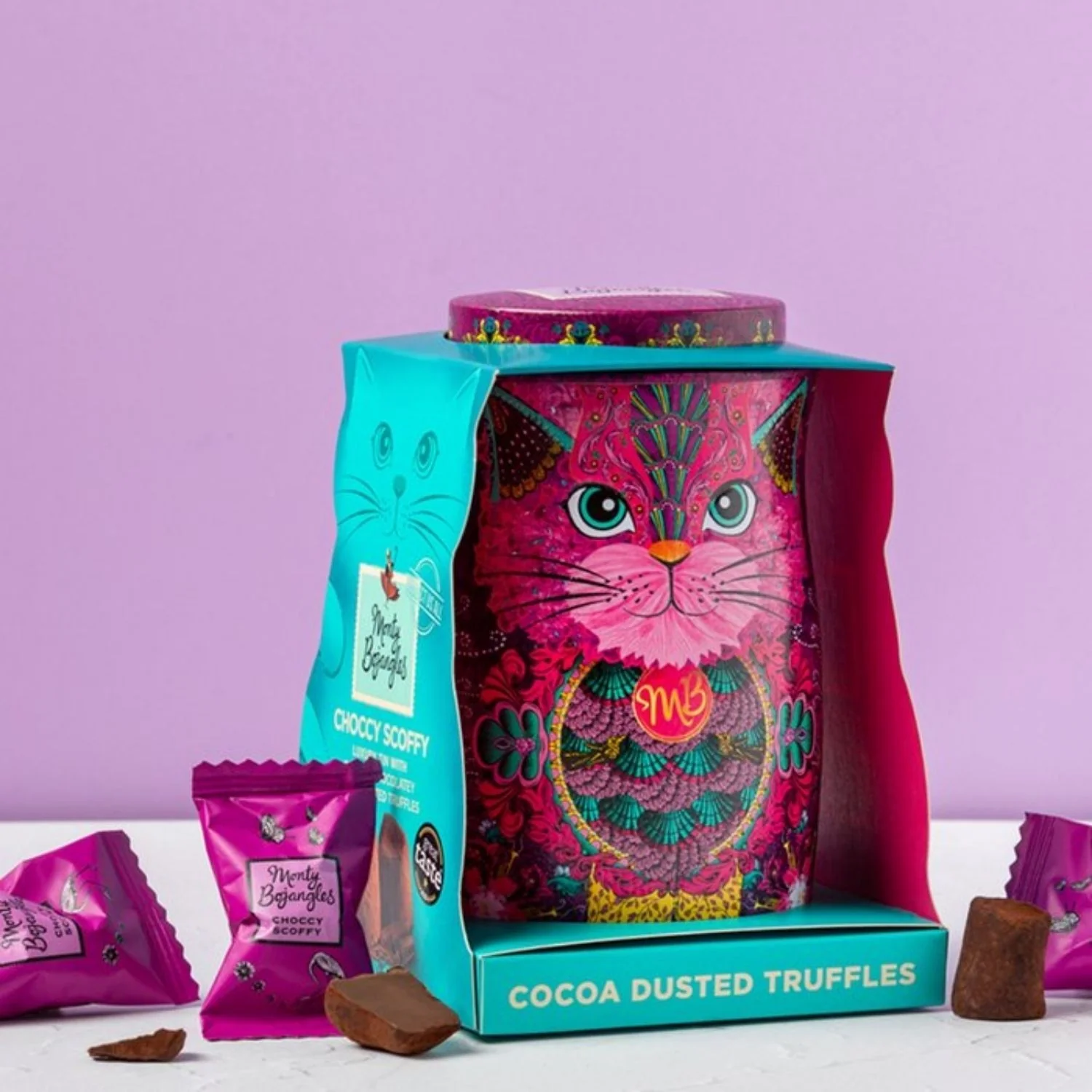 Monty Bojangles Choccy Scoffy Pink Persian (CHET MEAL) obłędne luksusowe praliny w zjawiskowej kociej puszce - Image 6