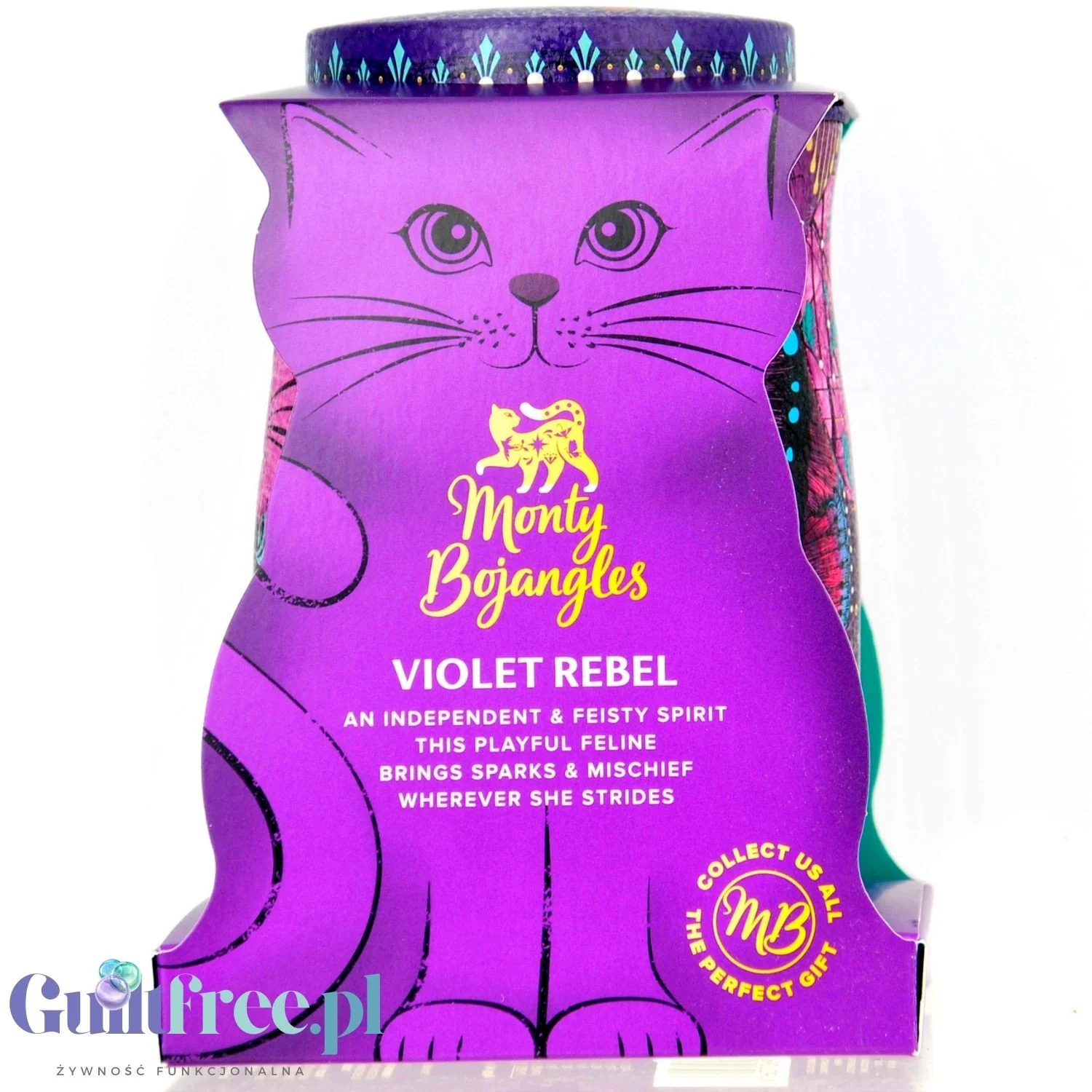 Monty Bojangles Chocolatey Truffles Violet Rebel (CHET MEAL) obłędne luksusowe praliny w zjawiskowej kociej puszce - Image 2