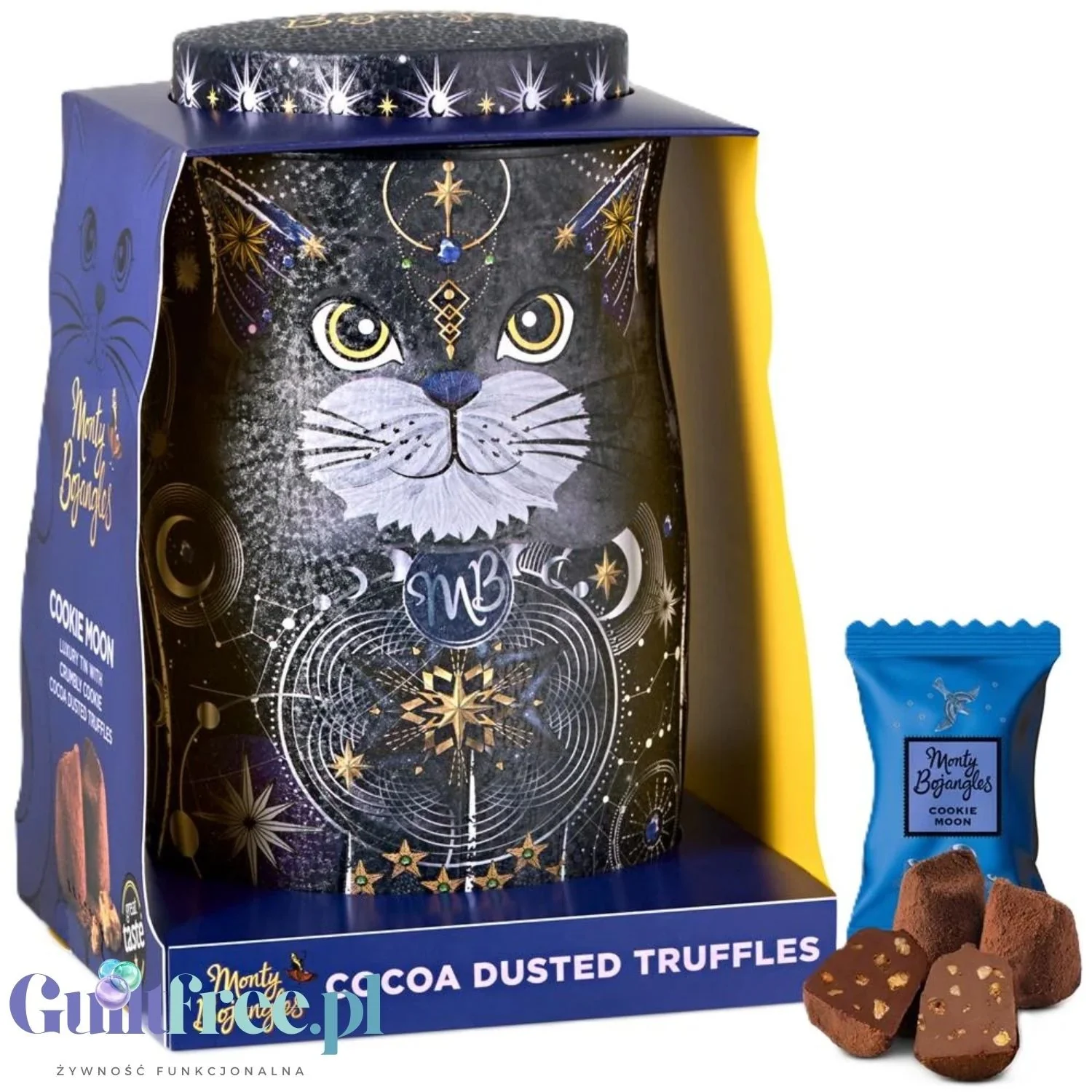 Monty Bojangles Cookie Moon Truffles (CHET MEAL) obłędne luksusowe praliny w zjawiskowej kociej puszce - Image 6