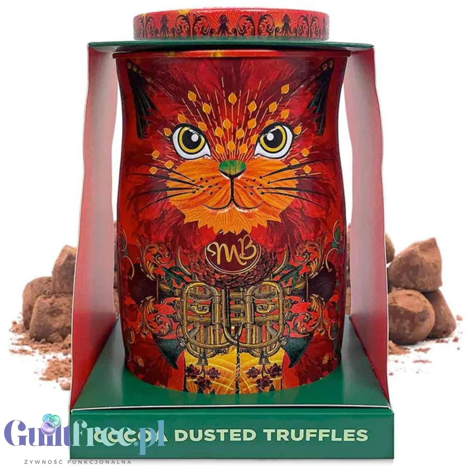Monty Bojangles Orange Angelical Truffles (CHET MEAL) obłędne luksusowe praliny w zjawiskowej kociej puszce - Image 4