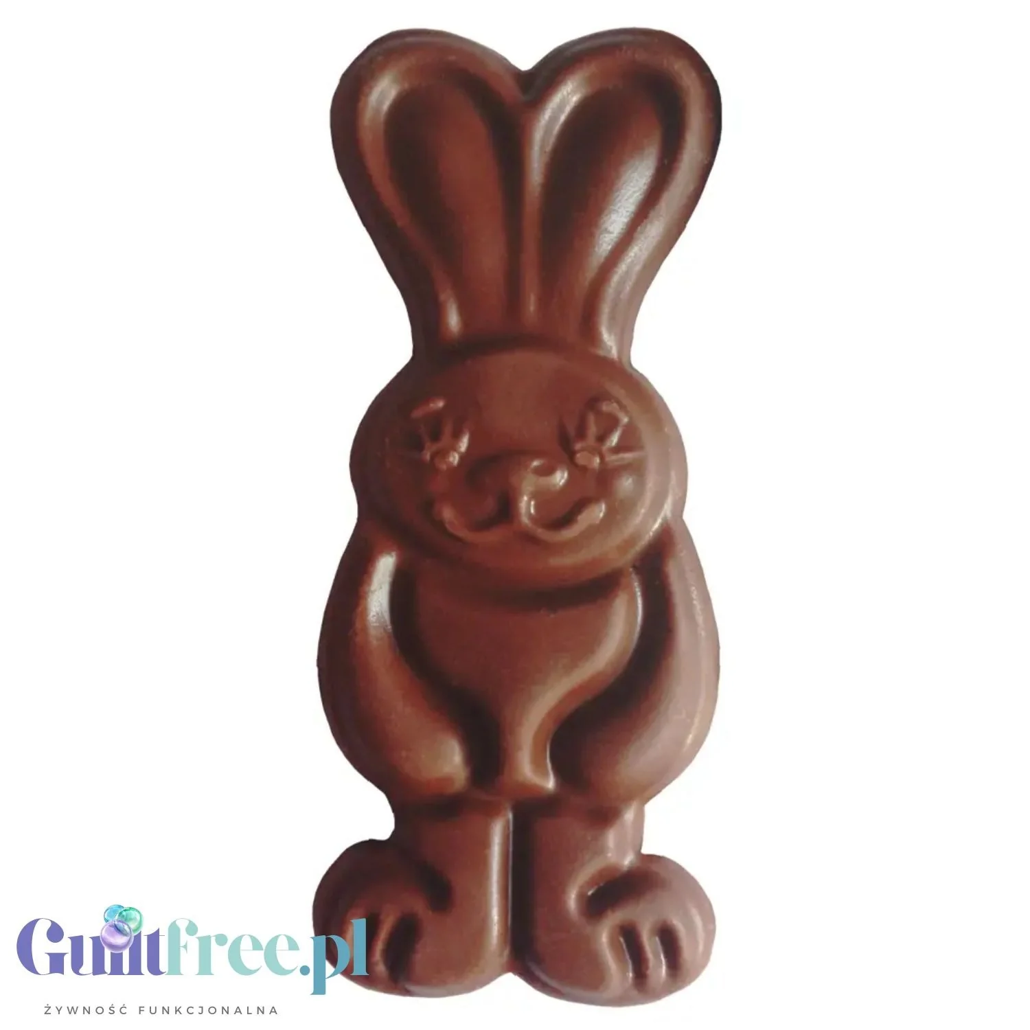 Moo Free Bunny Bar - zajączek z wegańskiej czekolady, bez mleka, soi i glutenu WIELKANOC VEGAN - Image 2