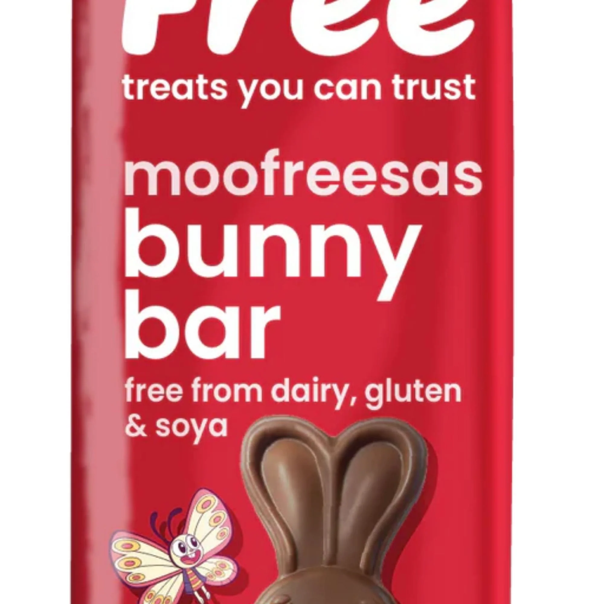 Moo Free Bunny Bar - zajączek z wegańskiej czekolady, bez mleka, soi i glutenu WIELKANOC VEGAN - Image 5