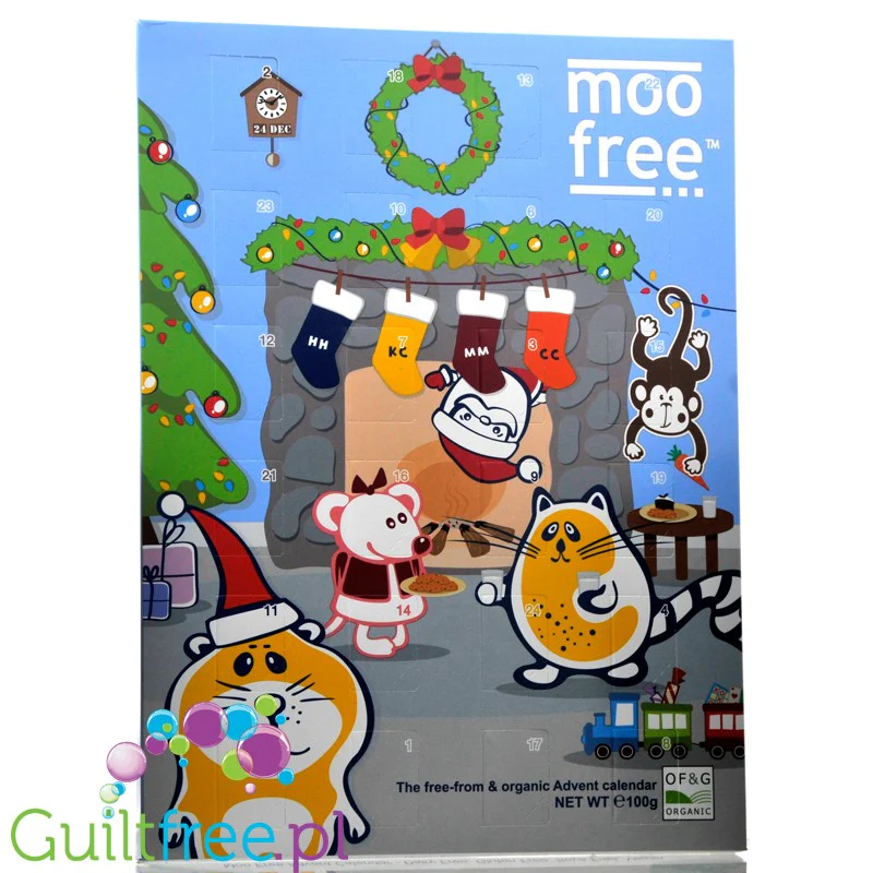 Moo Free Choccy Advent - kalendarz adwentowy - wegański, bezglutenowy, bez mleka, soi, glutenu i oleju palmowego - Image 3
