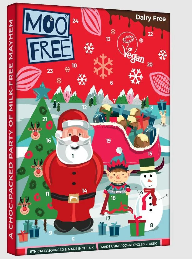 Moo Free Choccy Advent - kalendarz adwentowy - wegański, bezglutenowy, bez mleka, soi, glutenu i oleju palmowego - Image 8