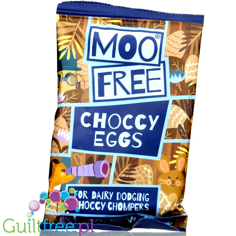 Moo Free Choccy Choccy Eggs - jajeczka wielkanocne bez mleka z wegańskiej czekolady