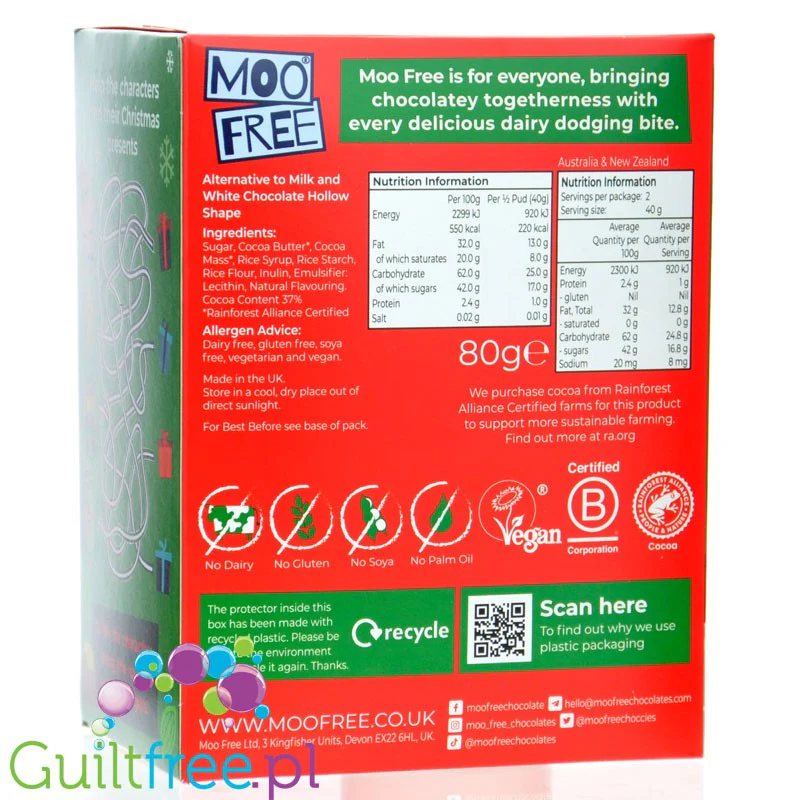 Moo Free Crimbo Choccy Pud - świąteczna wegańska czekoladowa kula - Image 3
