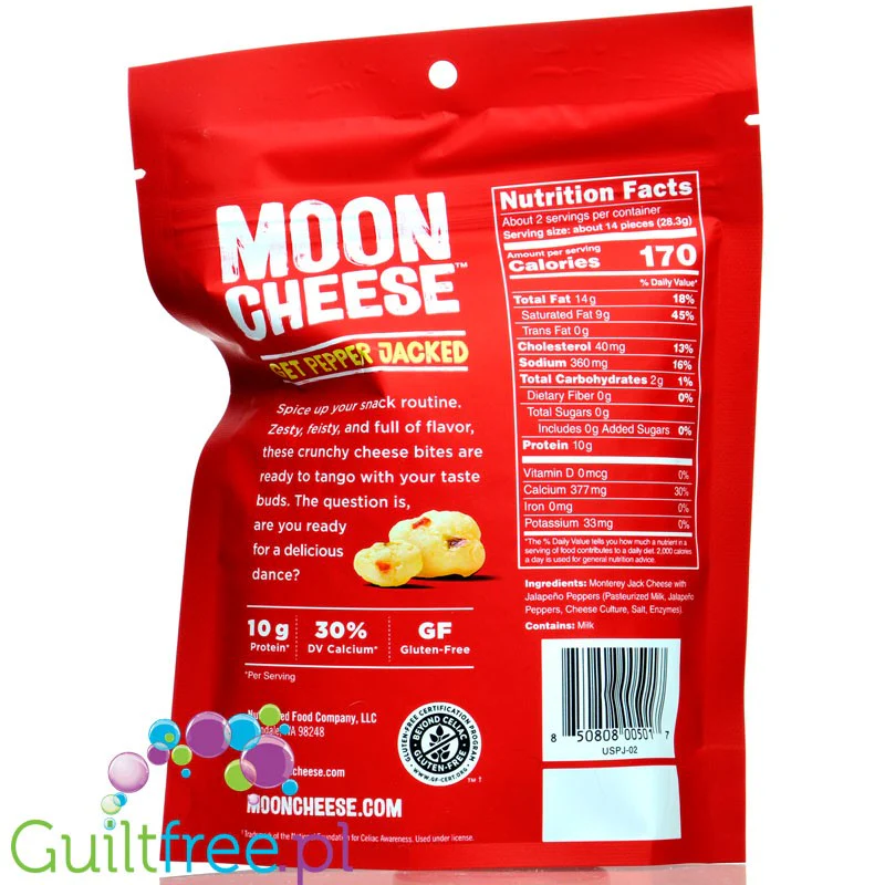 Moon Cheese Get Pepper Jacked - keto chrupaki serowe z jalapeno - Image 2