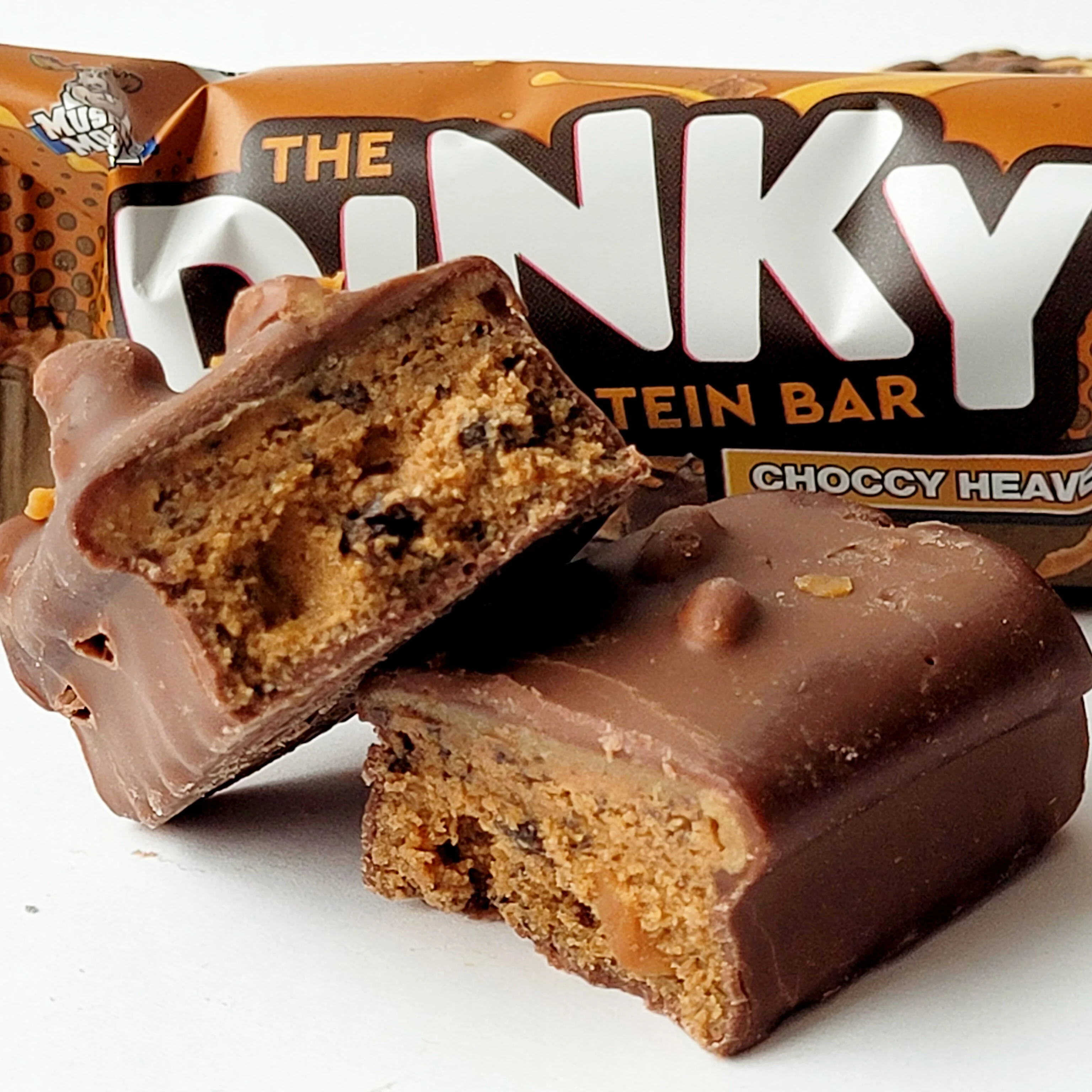 Moose Dinky Bar Choccy Heaven 129kcal & 10g białka, batonik proteinowy w czekoladzie