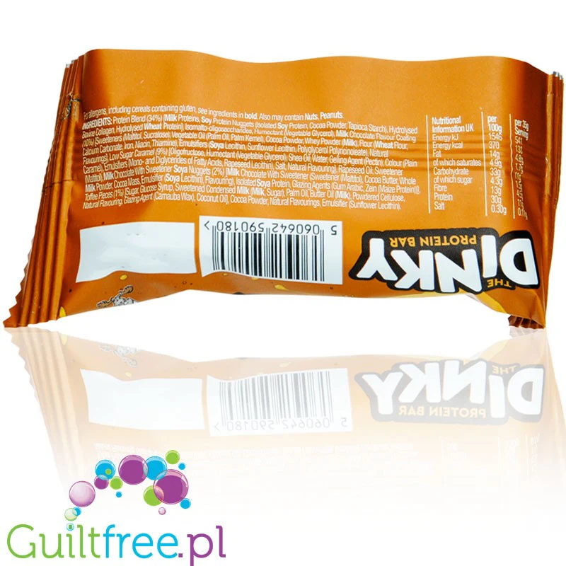 Moose Dinky Bar Choccy Heaven 129kcal & 10g białka, batonik proteinowy w czekoladzie - Image 3
