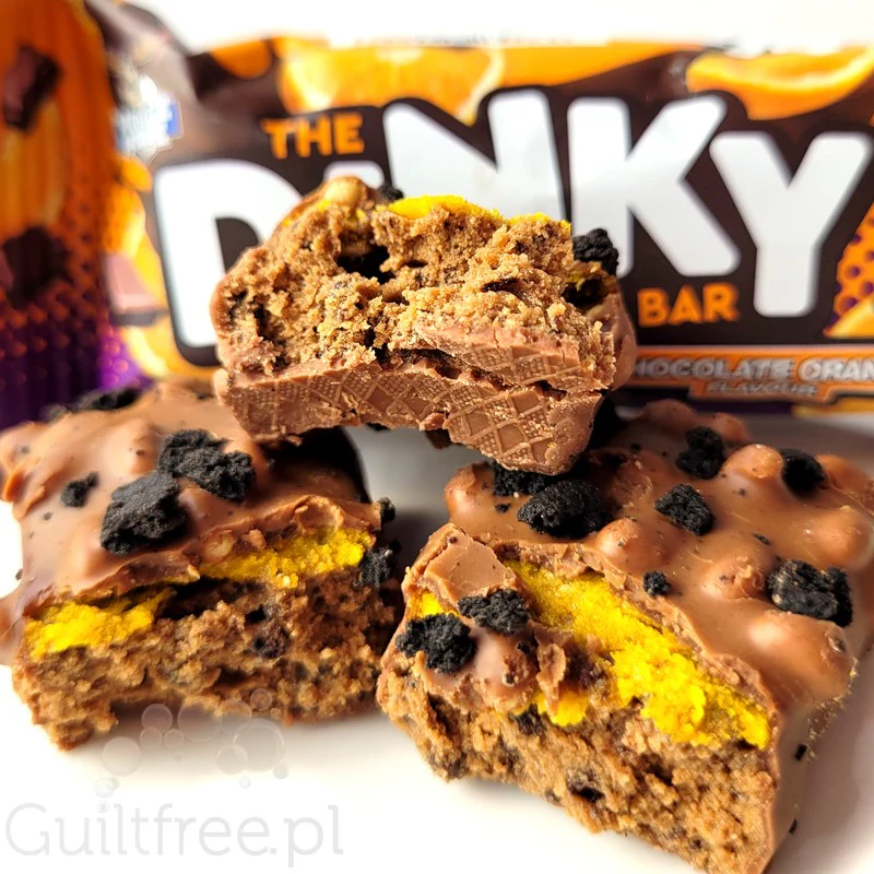 Moose Dinky Protein Bar Chocolate Orange - batonik proteinowy 130kcal & 11g białka o smaku czekoladowo pomarańczowym