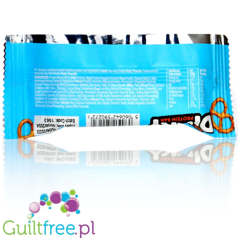 Moose Dinky Protein Bar Salted Caramel Pretzel - batonik proteinowy 130kcal & 11g białka, smak Karmelowe Precelki - Image 3