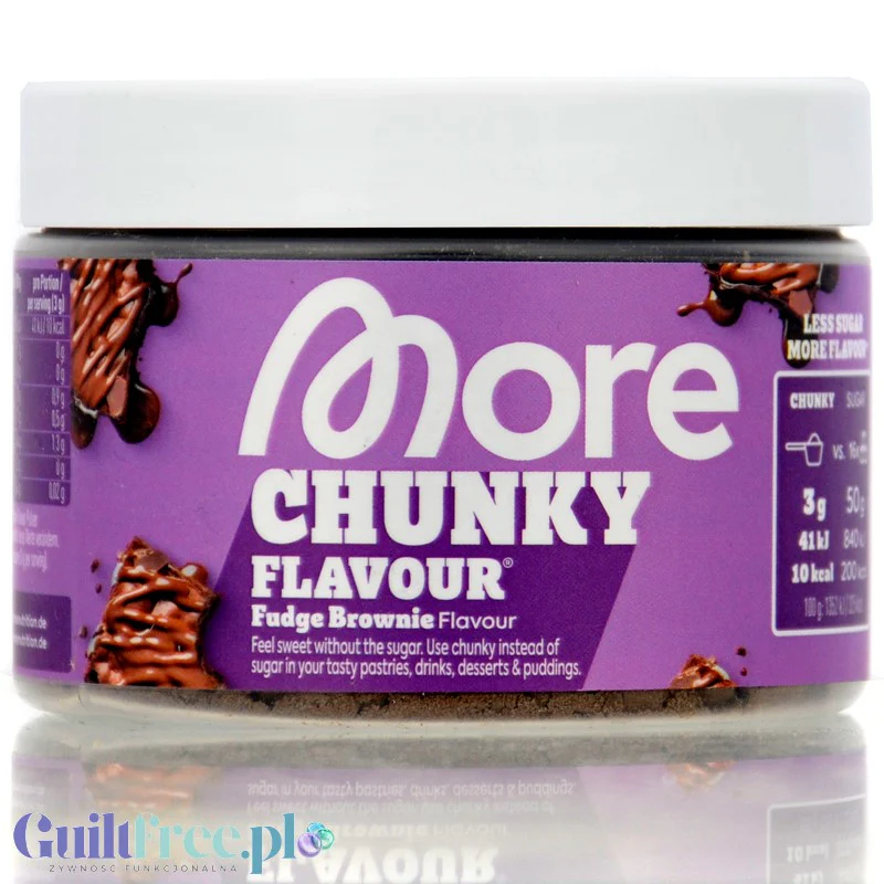 More Nutrition Chunky Flavor Fudge Brownie 150g - aromat w proszku, Czekoladowe Brownie