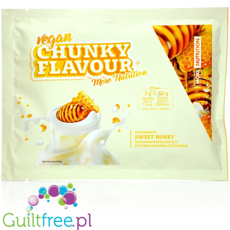More Nutrition Chunky Flavor Sweet Honey - wegański aromat w proszku, Miód - Image 2