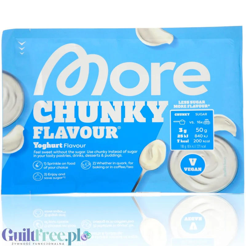 More Nutrition Chunky Flavor Yoghurt 30g saszetka - wegański jogurtowy aromat w proszku bez cukru