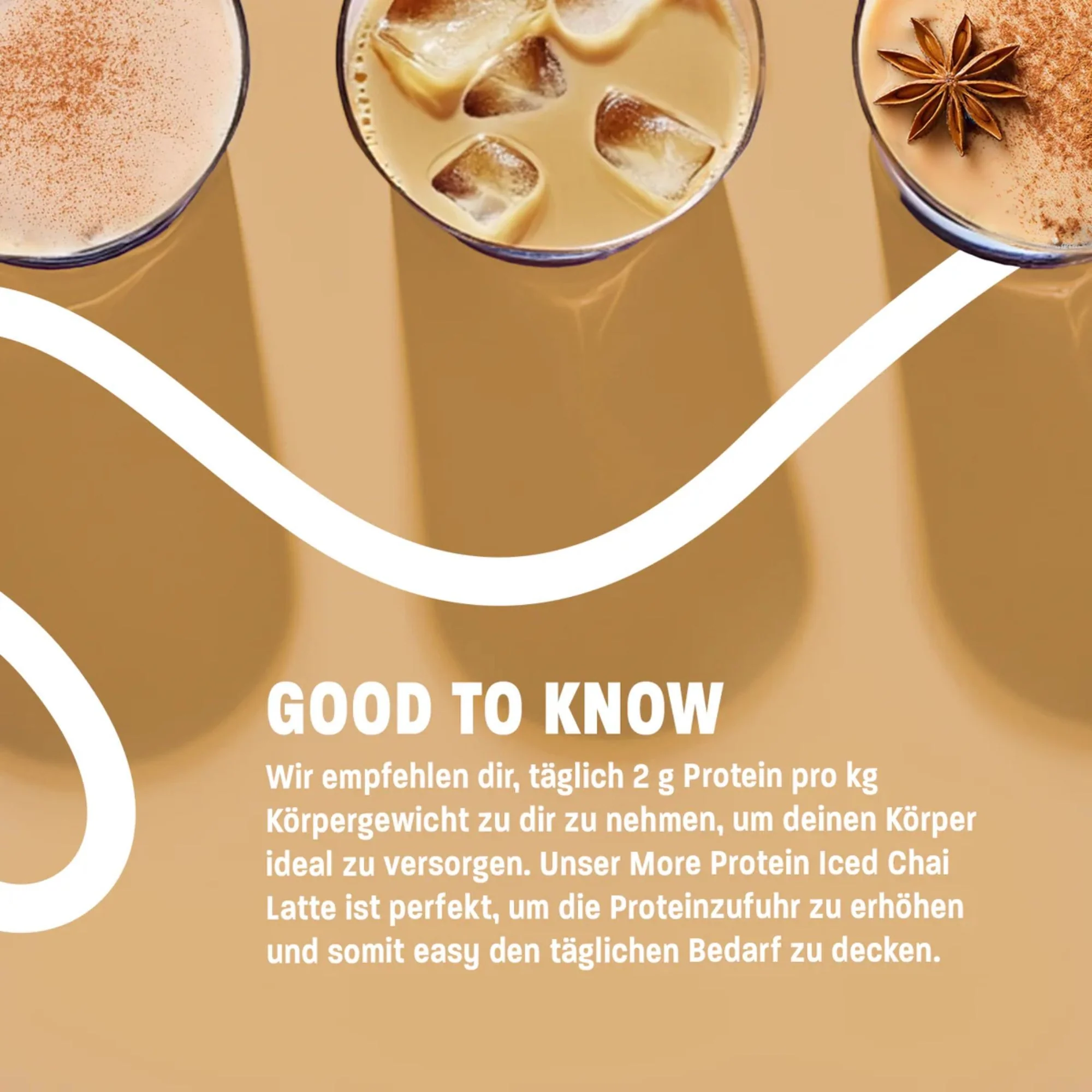 More Nutrition Protein Iced Chai Latte saszetka 25g - proteinowa kawa z cynamonem i glukomannanem, 16g białka - Image 5