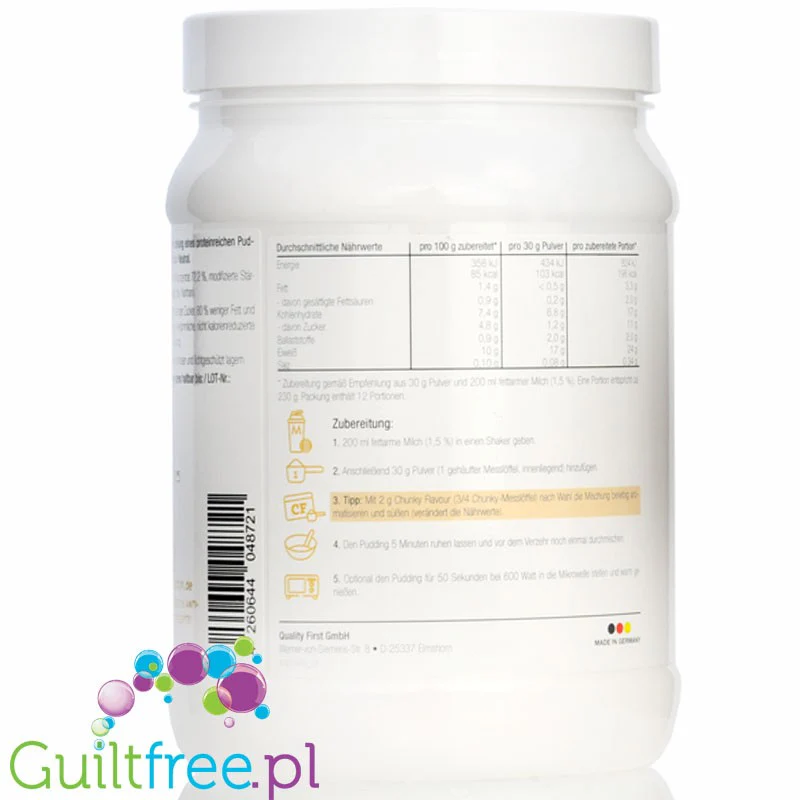 More Nutrition Protein Pudding Neutral - budyń proteinowy 24g białka, bez cukru i słodzików - Image 2