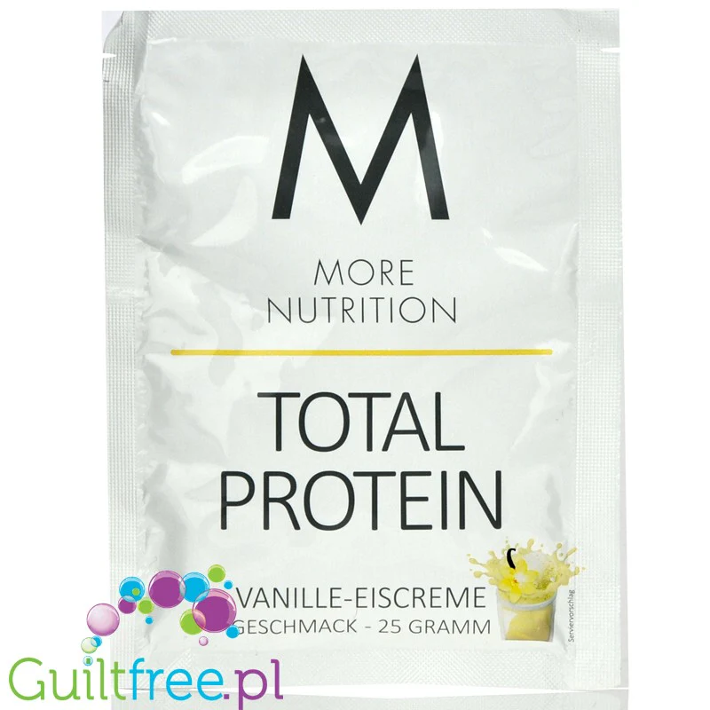 More Nutrition Total Protein Vanille Eiscreme - kazeina, gęste białko, smak Lody Waniliowe