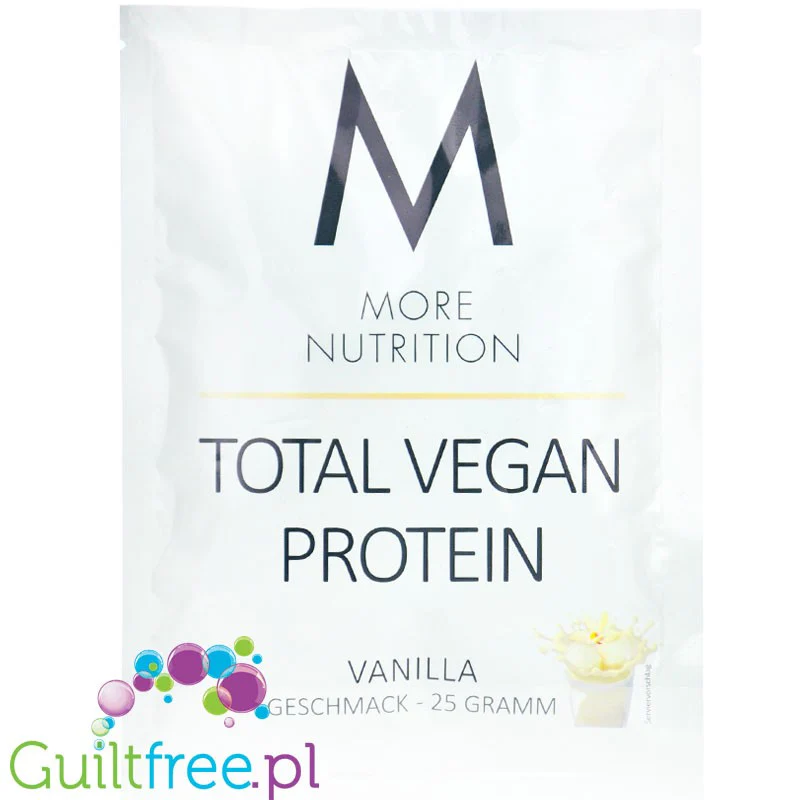More Nutrition Total Vegan Protein Vanilia 25g - wegańska odżywka o smaku waniliowym - Image 2