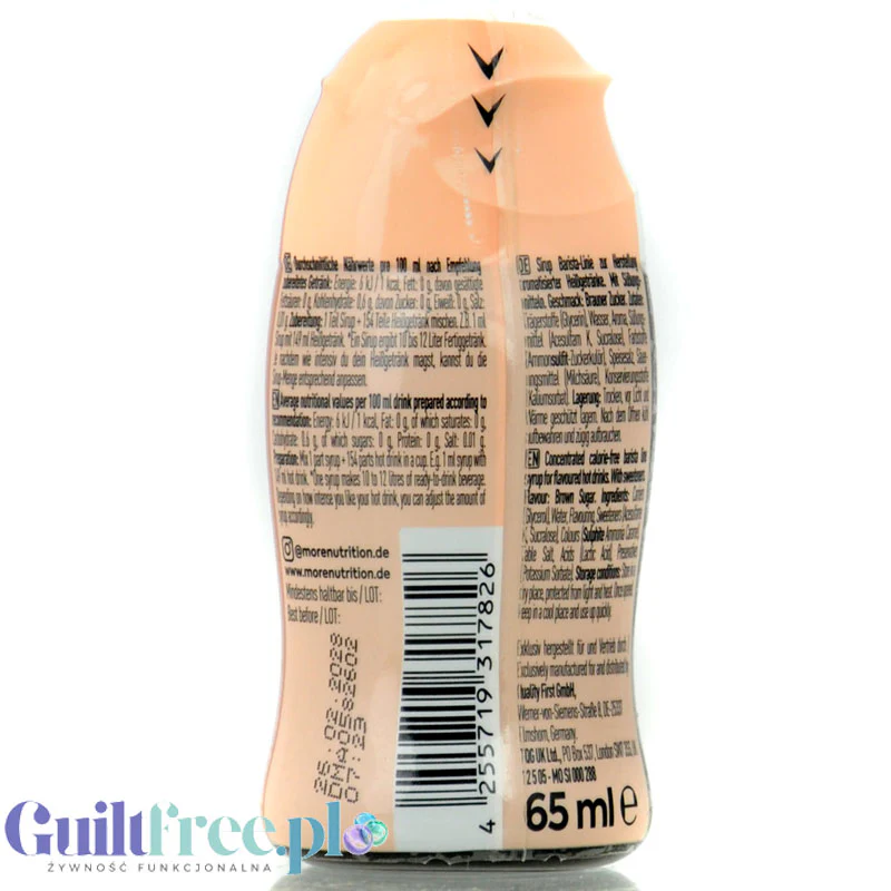 More Nutrition Zerup Brown Sugar - skoncentrowany syrop do kawy i herbaty bez cukru i kalorii - Image 2