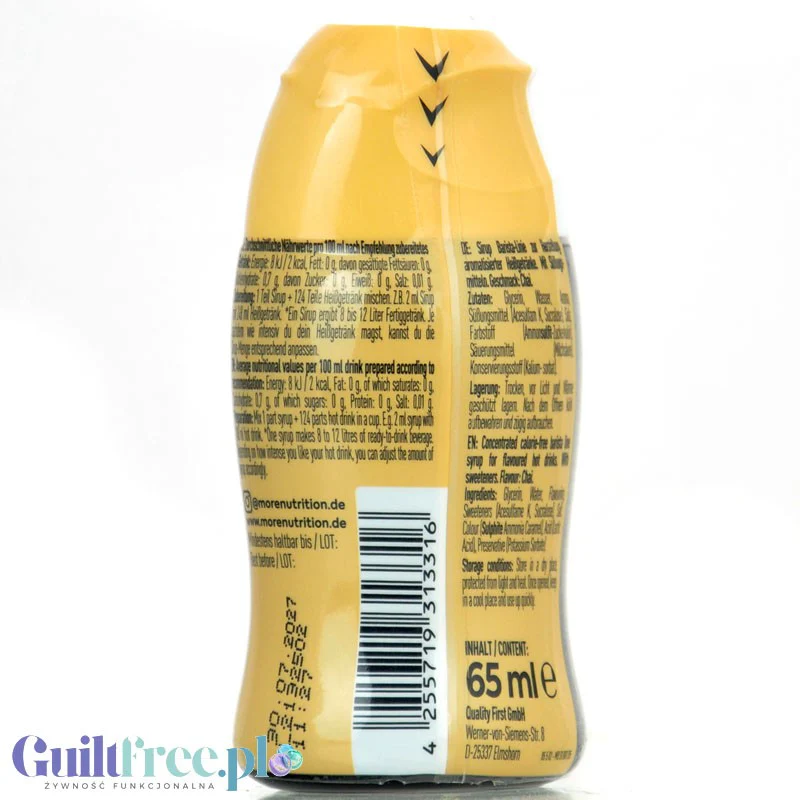 More Nutrition Zerup Chai - skoncentrowany syrop do kawy i herbaty bez cukru i kalorii - Image 2