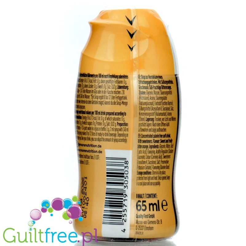 More Nutrition Zerup Moreperello na 8L - skoncentrowany syrop do wody bez cukru i kalorii, Moreperello - Image 2