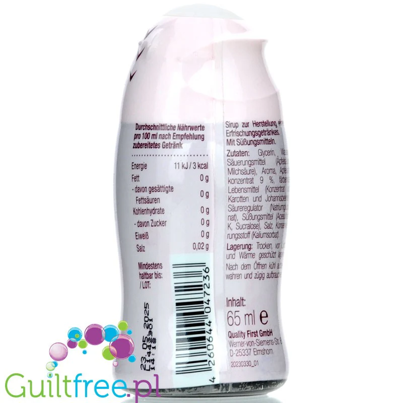 More Nutrition Zerup Raspberry na 8L - skoncentrowany syrop do wody bez cukru i kalorii, Malina - Image 3
