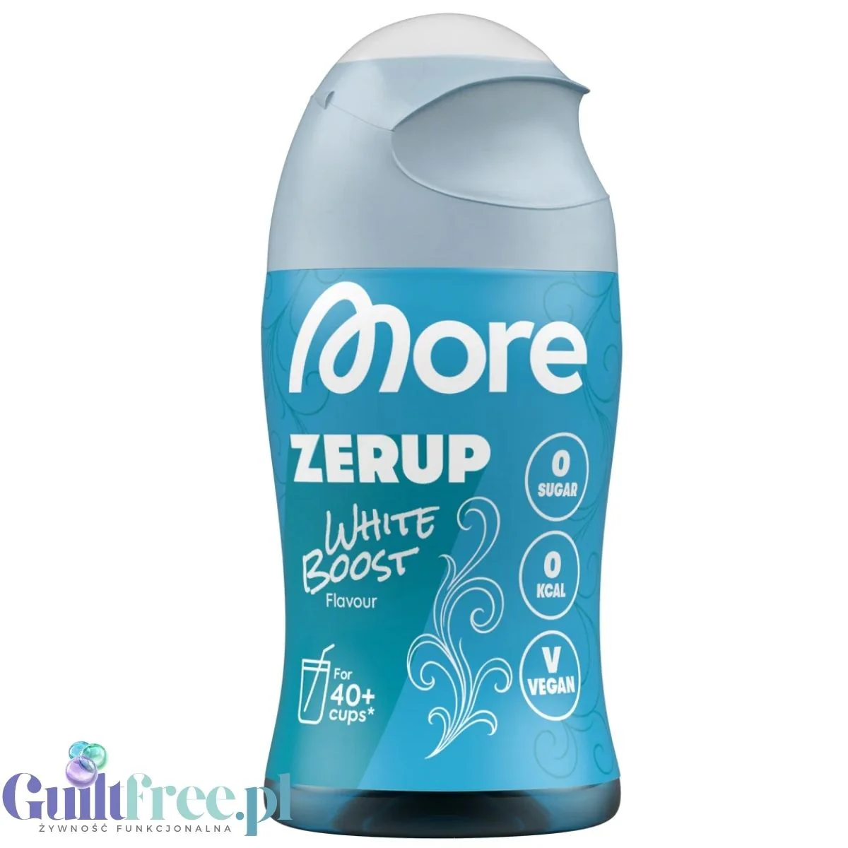 More Nutrition Zerup White Boost - skoncentrowany syrop do kawy i herbaty bez cukru i kalorii