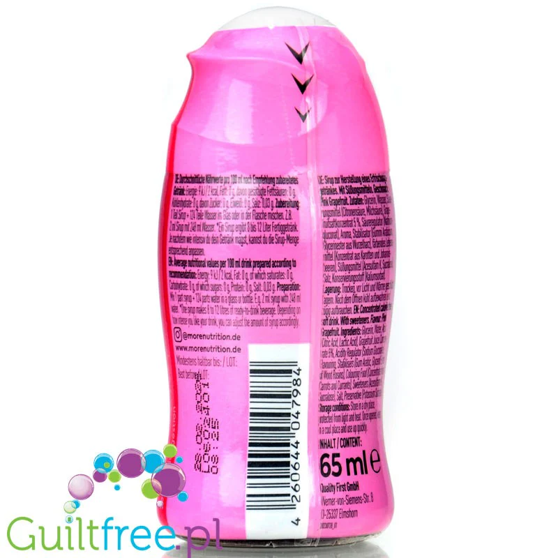 More Nutrition Zerup Wild Berry na 8L - skoncentrowany syrop do wody bez cukru i kalorii, Owoce Leśne - Image 2