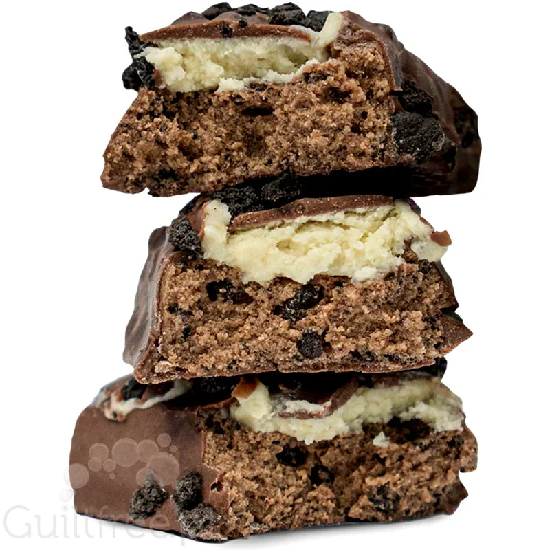 Mountain Joe's Protein Bar Cookies & Cream - proteinowy baton w białej czekoladzie, Ciastko z Kremem - Image 3