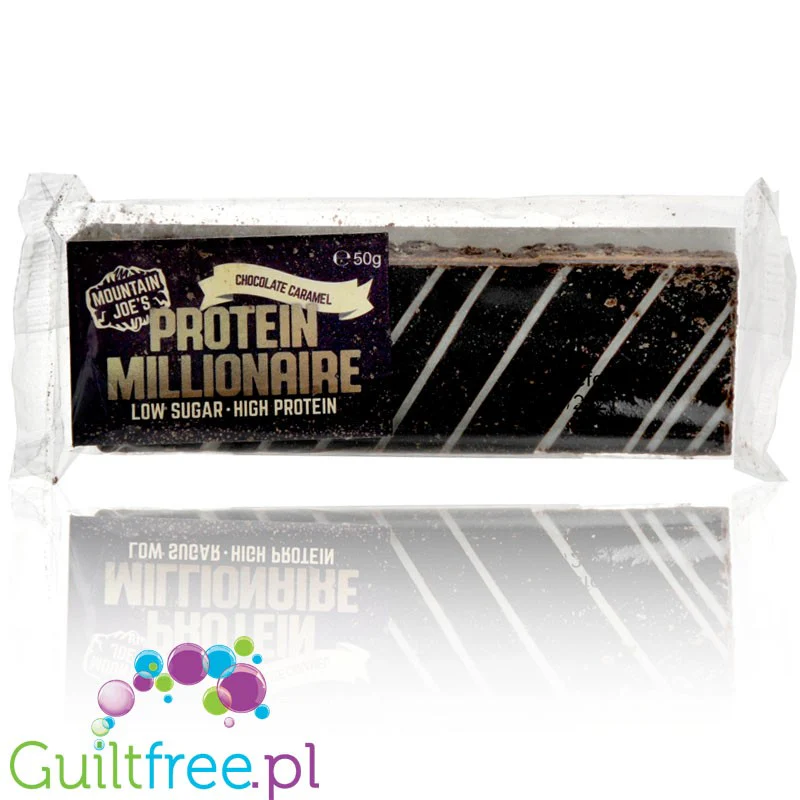 Mountain Joe's Protein Millionaire Chocolate Caramel - proteinowa krajanka czekoladowo-karmelowa - Image 2
