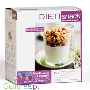 Dieti Meal Müesli Red Fruit - proteinowe płatki śniadanioweMaliny & Żurawiny 11g białka - Image 3