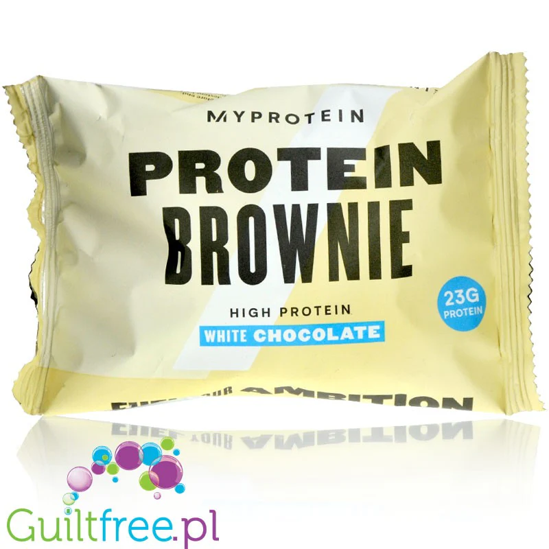 Myprotein Brownie White Chocolate - blondie z białą czekoladą 23g białka, 75% mniej cukru - Image 2