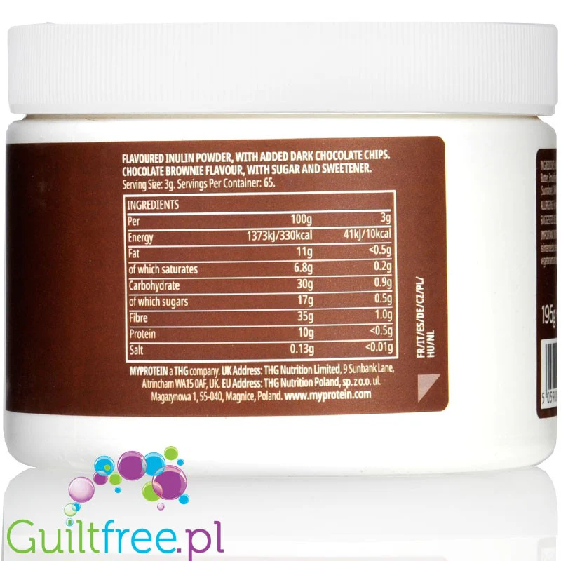 Myprotein FlavPowders Chocolate Brownie -  słodzący aromat w proszku Czekoladowe Brownie - Image 3