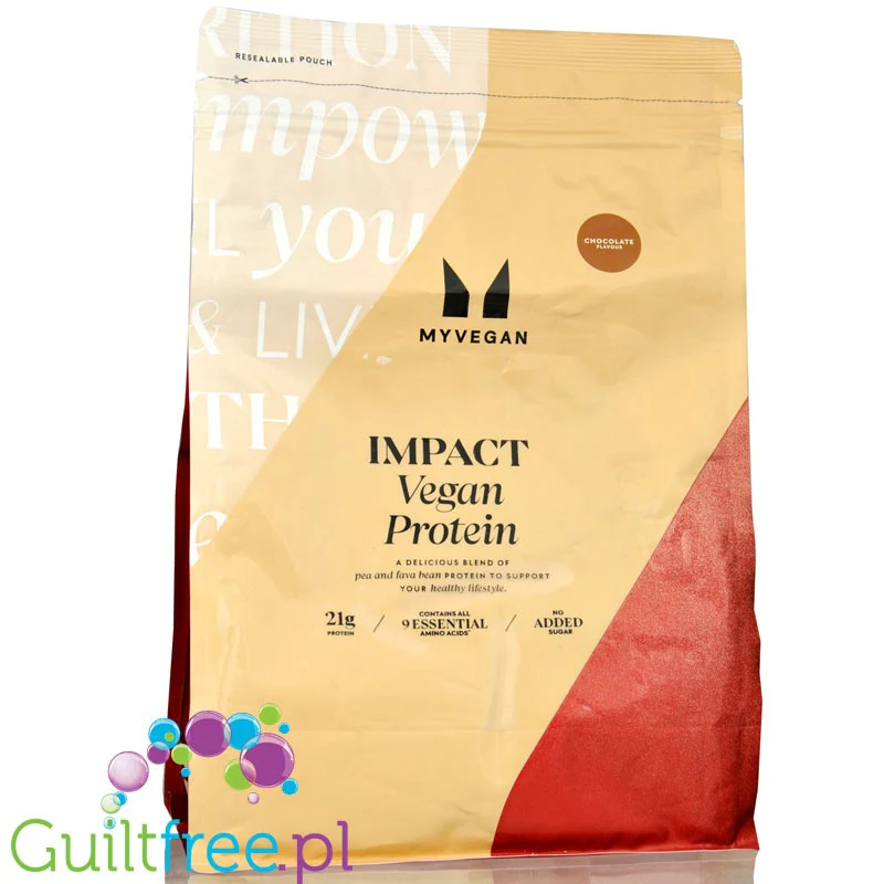 MyProtein Impact Vegan Protein Chocolate 1KG - czekoladowa odżywka białkowa dla wegan