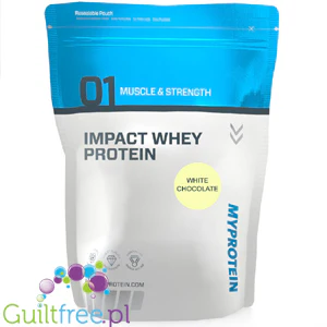 MyProtein Impact Whey White Chocolate 1KG - Biała Czekolada, odżywka białkowa WPC