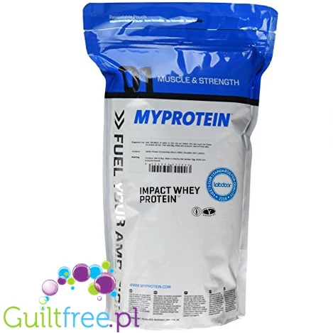 MyProtein Impact Whey Protein Unflavoured 1KG - Białko Serwatkowe Bezsmakowe