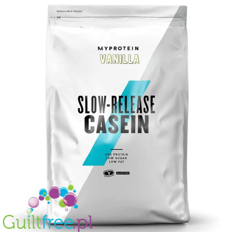Myprotein Slow-Release Casein Vanilla - waniliowe białko kazeinowe 1kg - Image 2