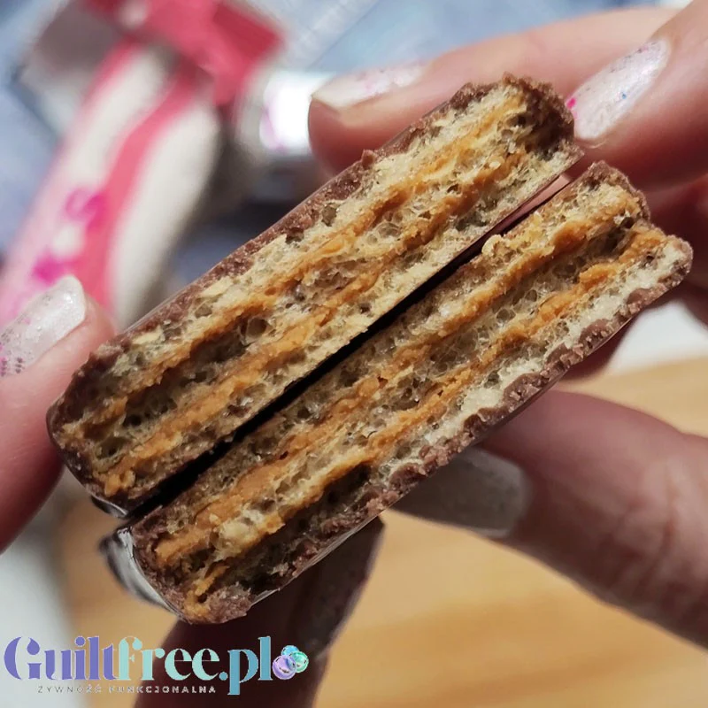 N!CK'S Nicks Wafer, Peanut Butter Wafer - bezglutenowy wafelek z kremem z masła orzechowego, bez dodatku cukru - Image 3
