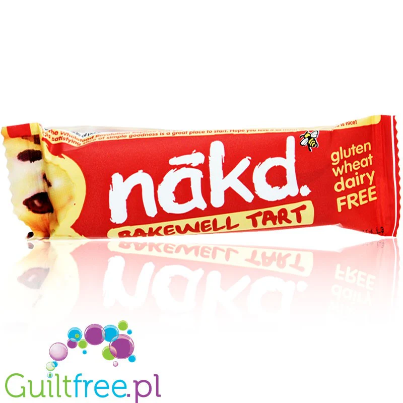 Nakd Bakewell Tart Bar - wegański baton nerkowcowo-daktylowy
