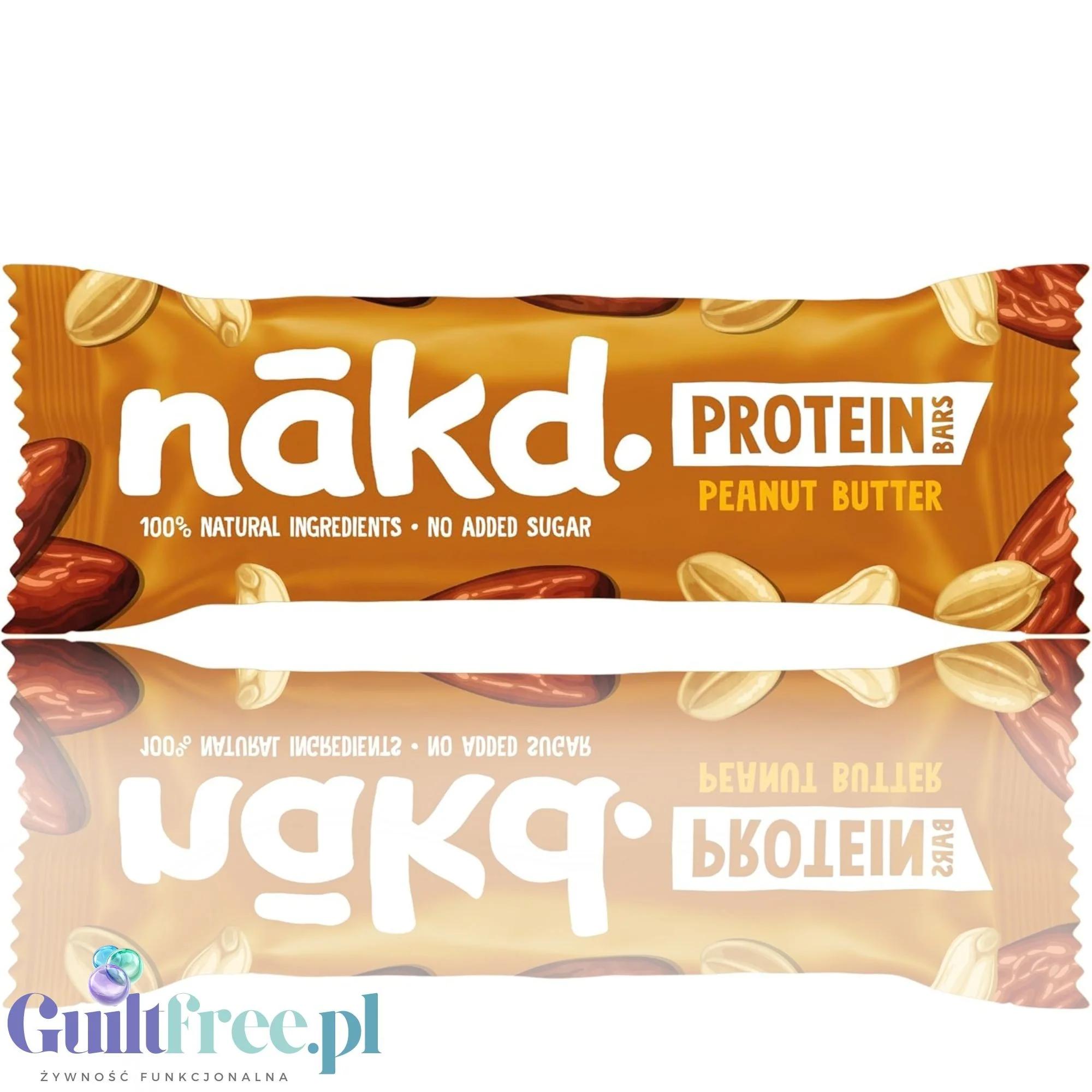 Nakd Protein Peanut Butter - wegański baton proteinowy bez dodatku cukru i słodzików