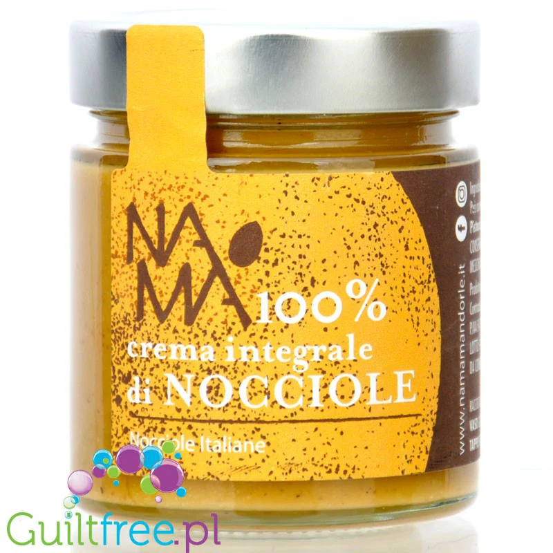NaMa Crema Integrale di Nocciole - krem z sycylijskich orzechów laskowych 100% bez cukru