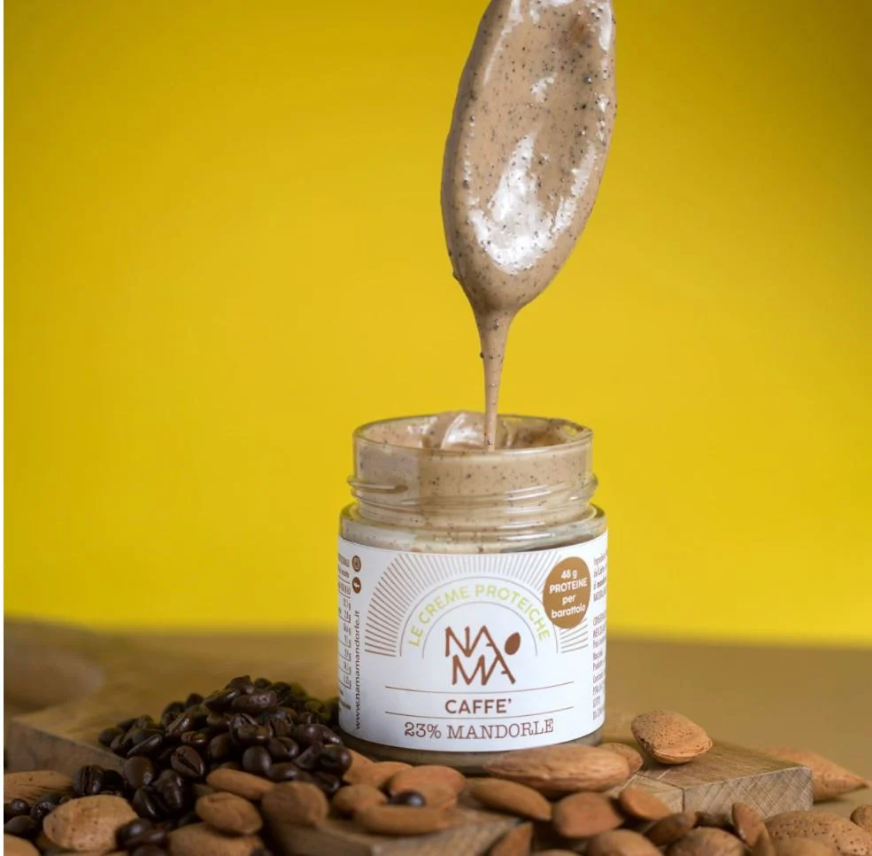 NaMa Le Creme Proteiche Caffè Mandorle - krem proteinowy migdałowo-kawowy bez cukru z erytrolem - Image 4