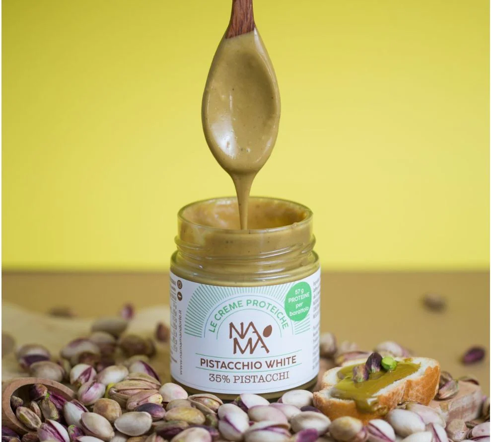 NaMa Le Creme Proteiche Pistacchio White 35% pistacji - krem proteinowy pistacjowy bez cukru z erytrolem - Image 4