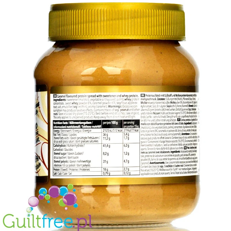 Nano Ä Spread Caramel - proteinowy krem karmelowy bez cukru z WPI - Image 2