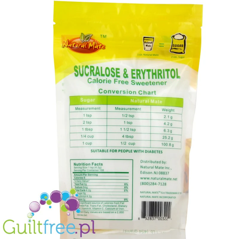 Natura Mate słodzik sypki 0kcal - Image 2