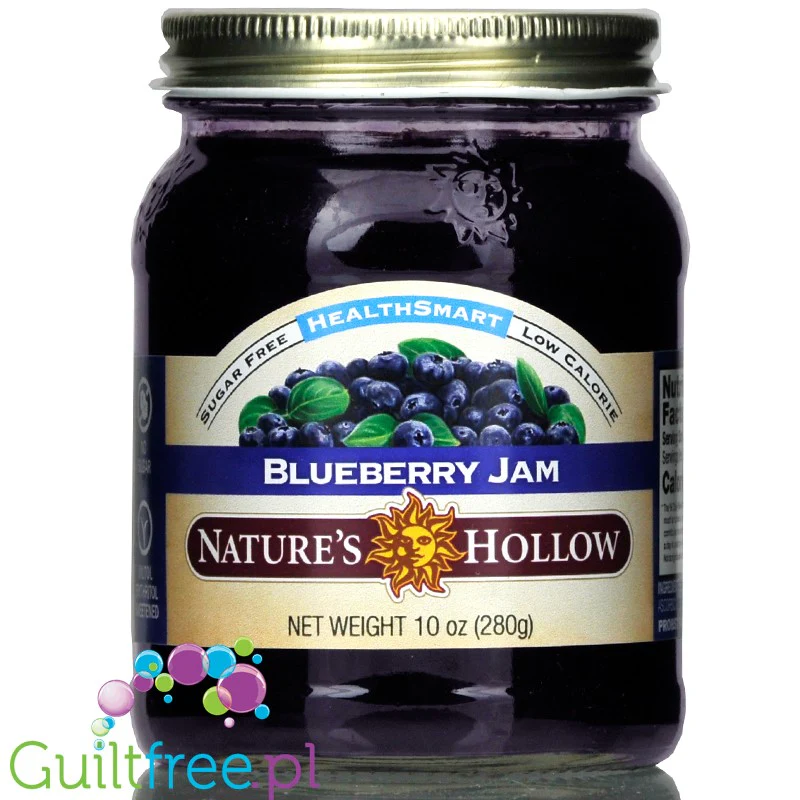 Nature's Hollow jagodowy dżem bez cukru z ksylitolem i erytrolem