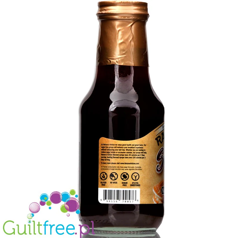 Nature's Hollow Raspberry Syrup - syrop malinowy bez cukru z ksylitolem, naturalnie niskokaloryczny - Image 3